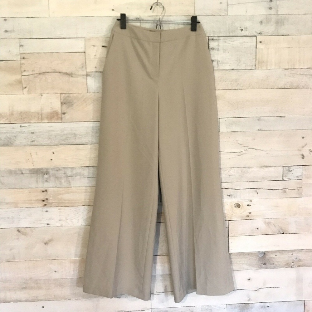 Barbour Land Rover Wide Khaki Trousers Dress Pants 6